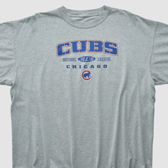 Chicago Cubs 2000s T-shirt - Heather Gray - 2XL by Fanatics Real Vintage T-shirts