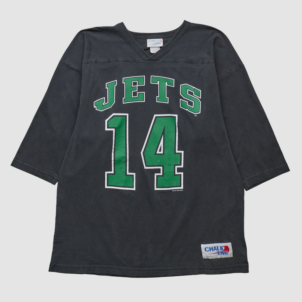 New York Jets Chalk Line 90s T-shirt Black Vintage