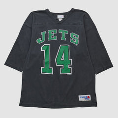 New York Jets Chalk Line 90s T-shirt Black Vintage
