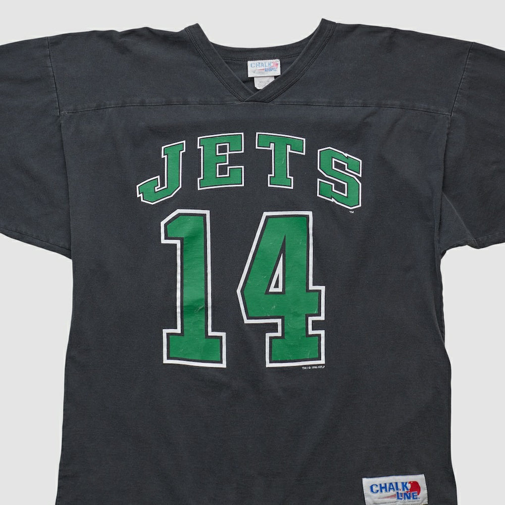 New York Jets Chalk Line 90s T-shirt Black Vintage