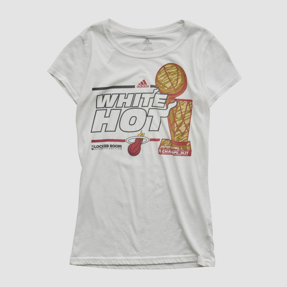 Miami Heat 2013 T-shirt White Vintage