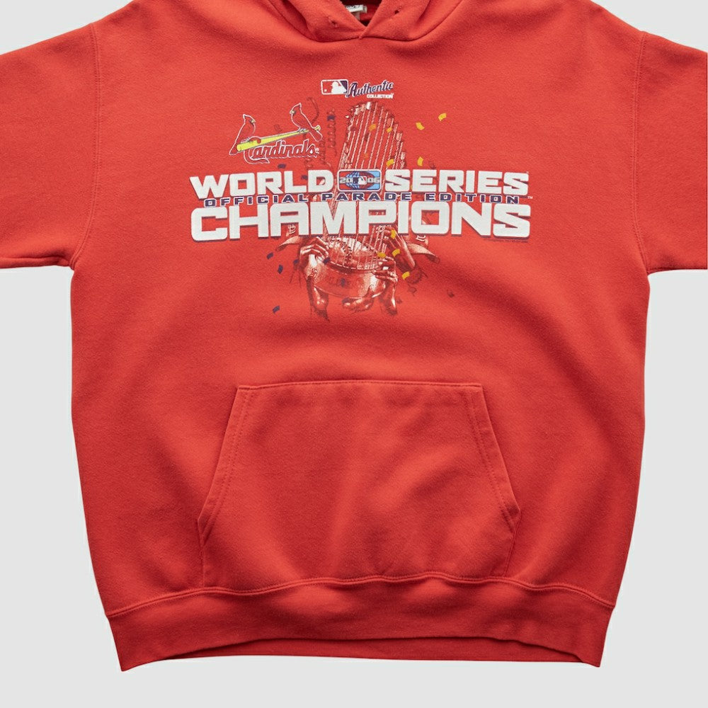 St. Louis Cardinals Lee Apparel 2006 Hooded Pullover Sweatshirt - Red - M by Fanatics Real Vintage Pullover