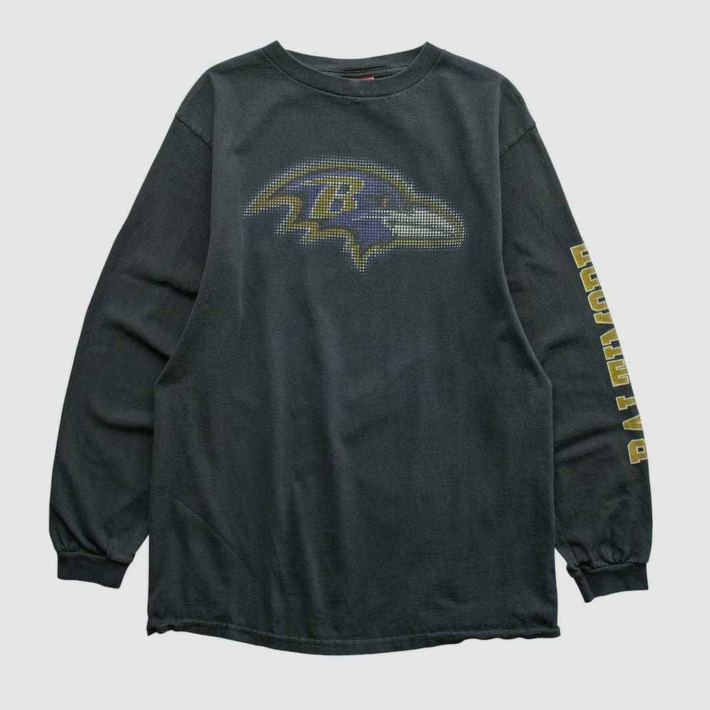 Baltimore Ravens NFL 2000s Long Sleeve T-shirt Black Vintage