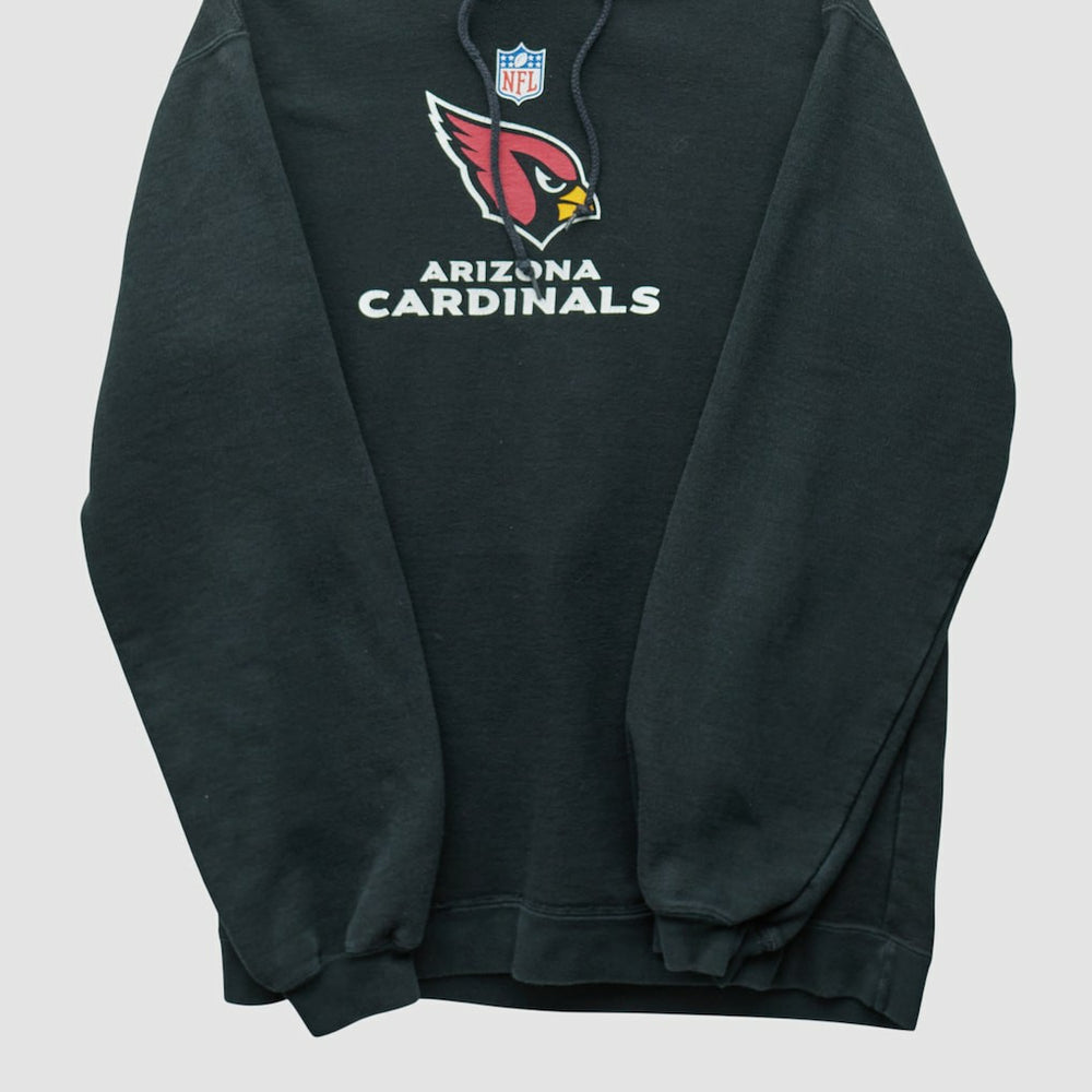 Arizona Cardinals Reebok 2000s Hooded Pullover Sweatshirt Black Vintage