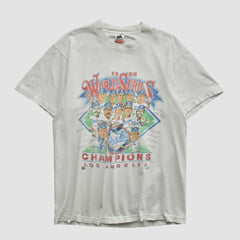 World Series Fruit of The Loom 1988 T-shirt - White - M by Fanatics Real Vintage T-shirts