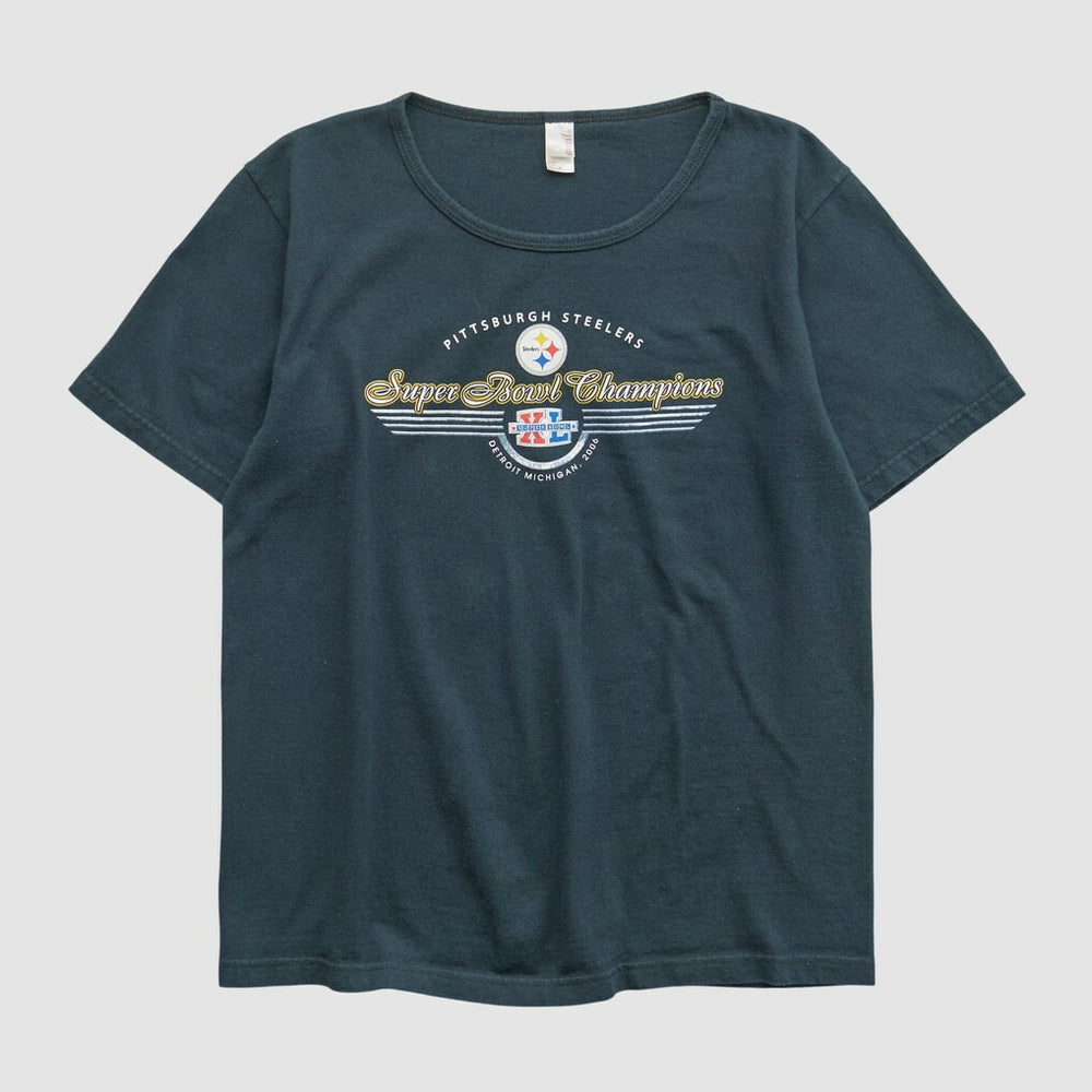 Pittsburgh Steelers Anvil 2006 T-shirt Navy Vintage
