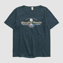 Pittsburgh Steelers Anvil 2006 T-shirt Navy Vintage