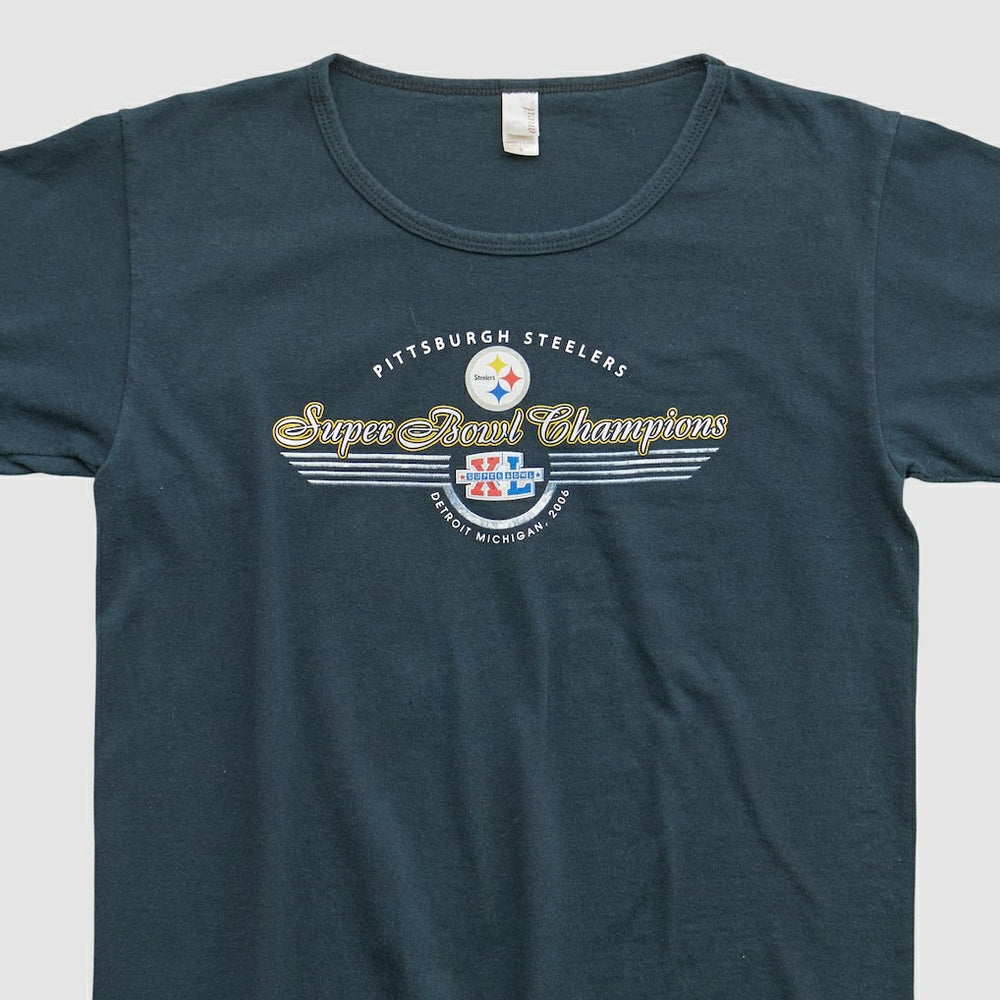 Pittsburgh Steelers Anvil 2006 T-shirt Navy Vintage