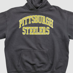 Pittsburgh Steelers NFL 2000s Hooded Pullover Sweatshirt Black Vintage