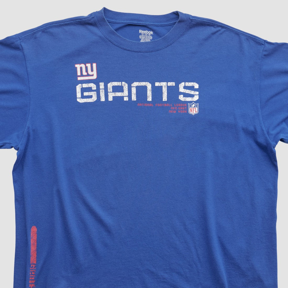 New York Giants Reebok 2000s T-shirt Blue Vintage