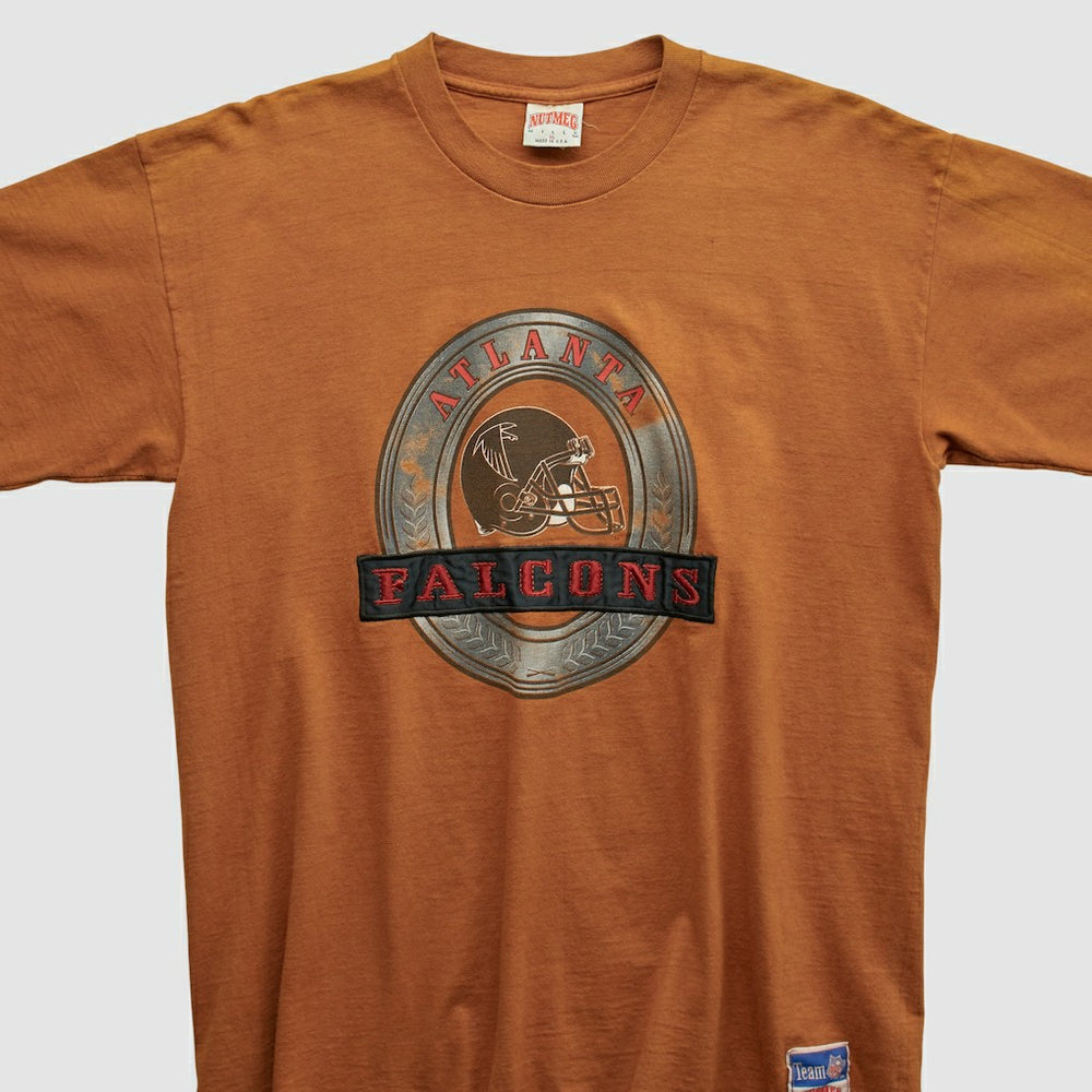Atlanta Falcons Nutmeg Mills 90s T-shirt Clay Vintage