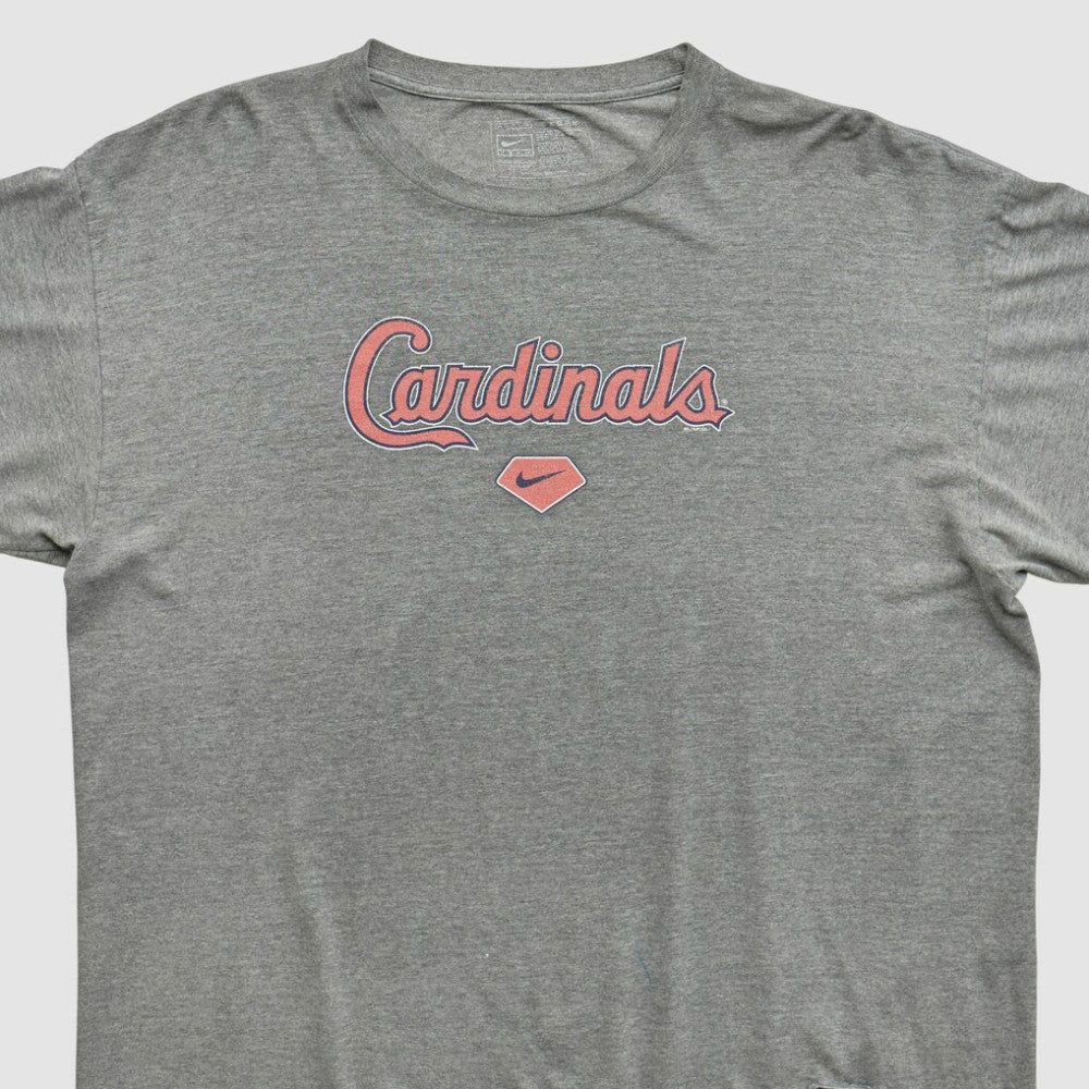 St. Louis Cardinals Nike 2000s T-shirt - Heather Gray - XL by Fanatics Real Vintage T-shirts