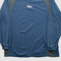 Denver Broncos NFL 2000s Long Sleeve T-shirt Navy Vintage