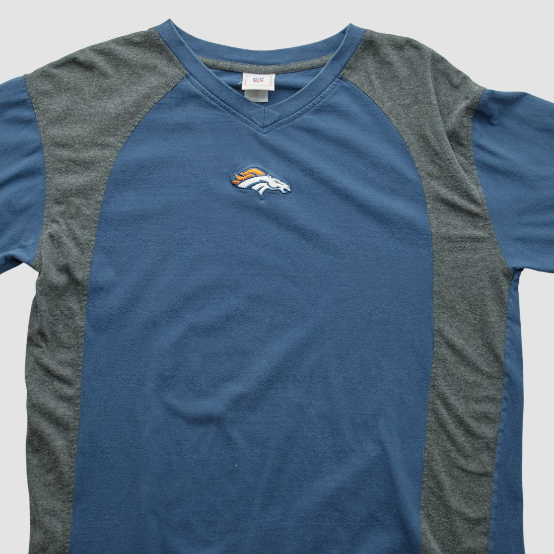 Denver Broncos NFL 2000s Long Sleeve T-shirt Navy Vintage