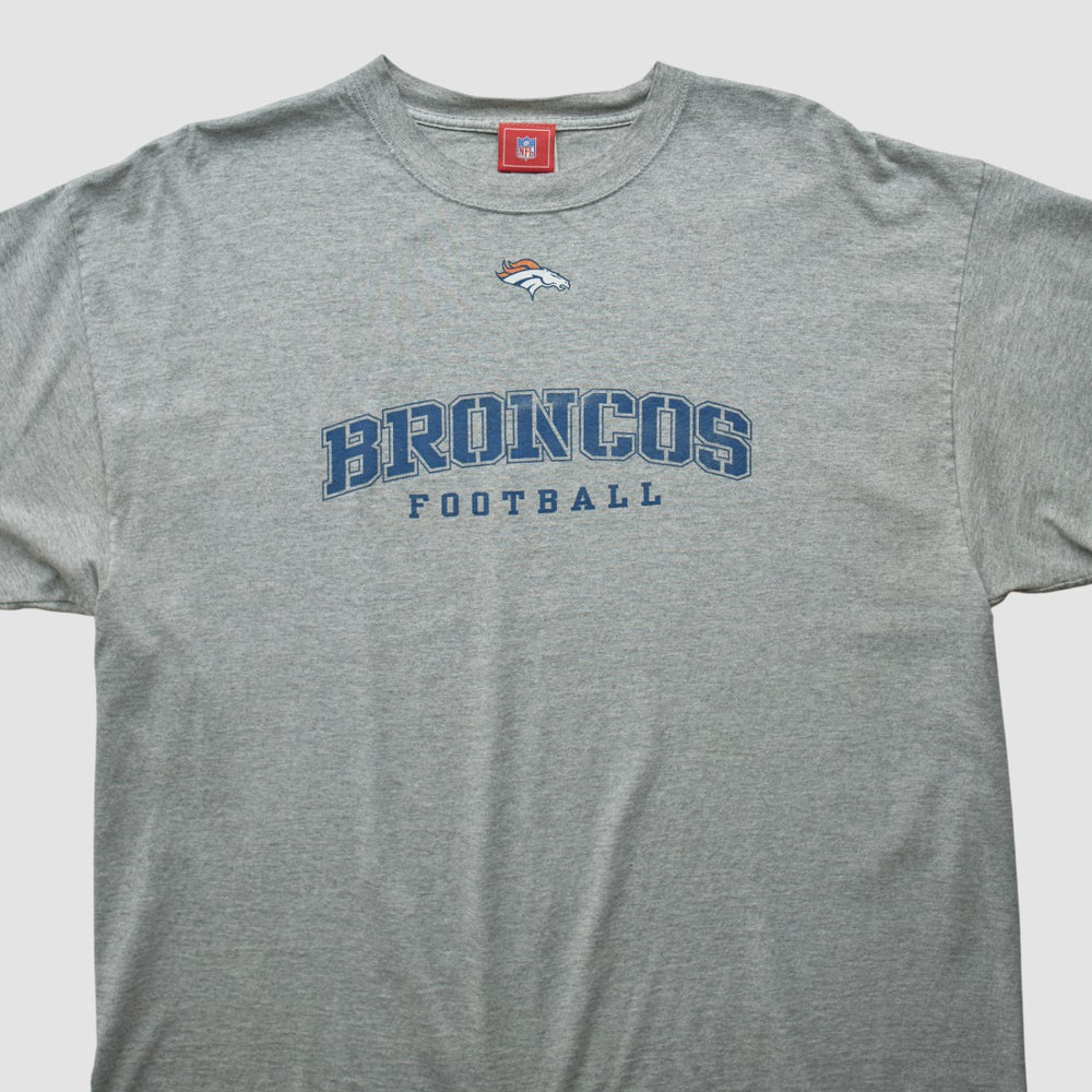Denver Broncos NFL 2000s T-shirt Heather Gray Vintage