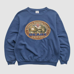 Chicago Bears NFL 2000s Pullover Sweatshirt Blue Vintage
