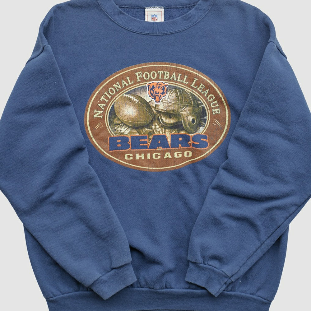 Chicago Bears NFL 2000s Pullover Sweatshirt Blue Vintage