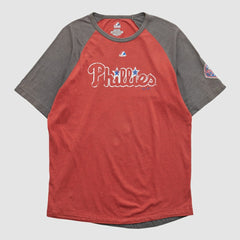 Philadelphia Phillies Majestic 2000s T-shirt - Red - M by Fanatics Real Vintage T-shirts