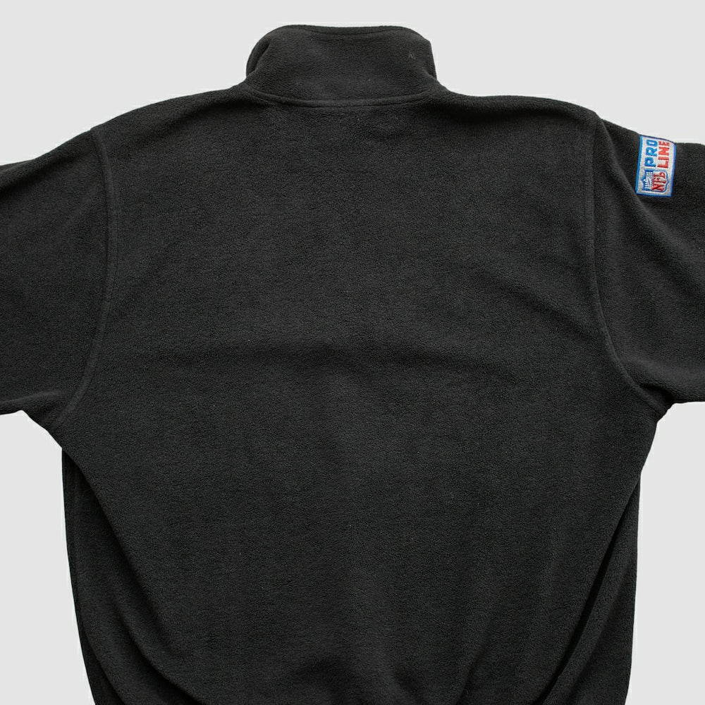 Miami Dolphins Champion 2000s 1/4 Zip Sweatshirt Black Vintage