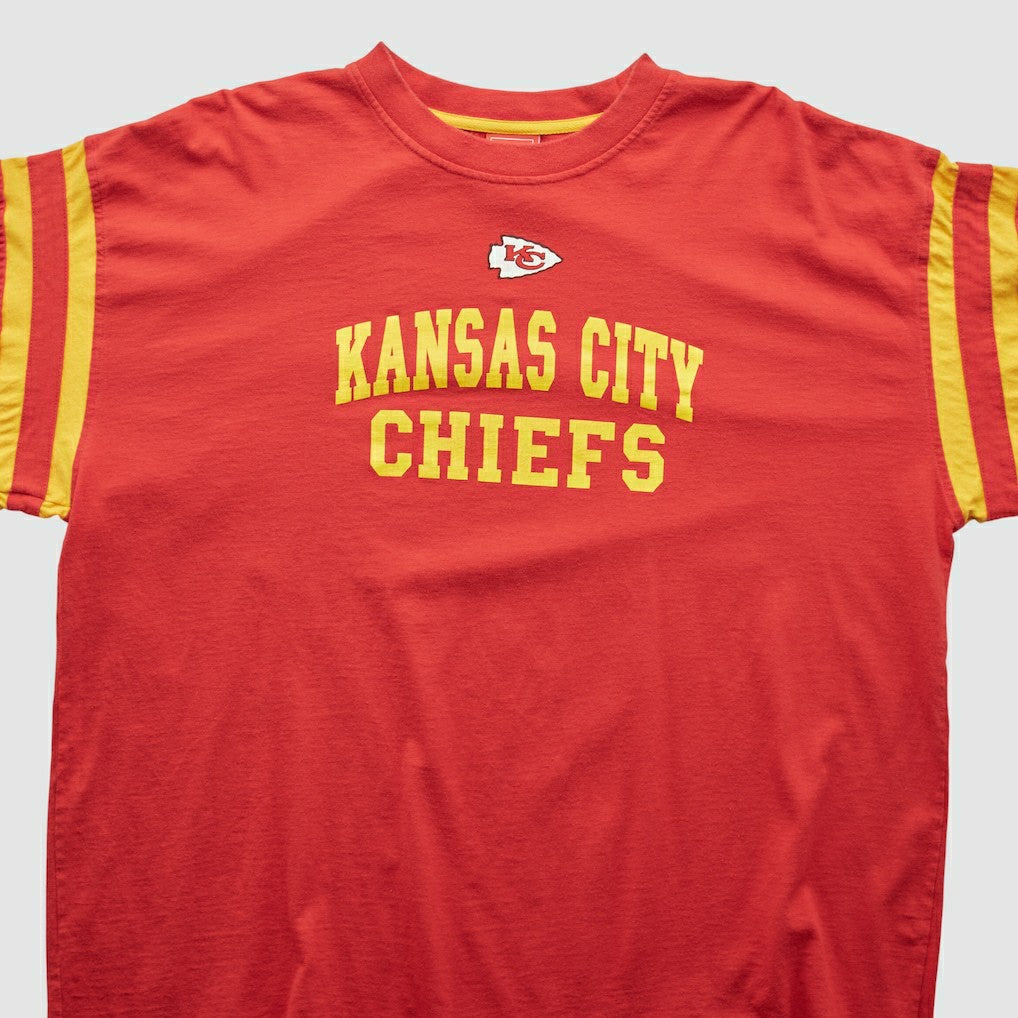 Kansas City Chiefs NFL 2000s Long Sleeve T-shirt Red Vintage