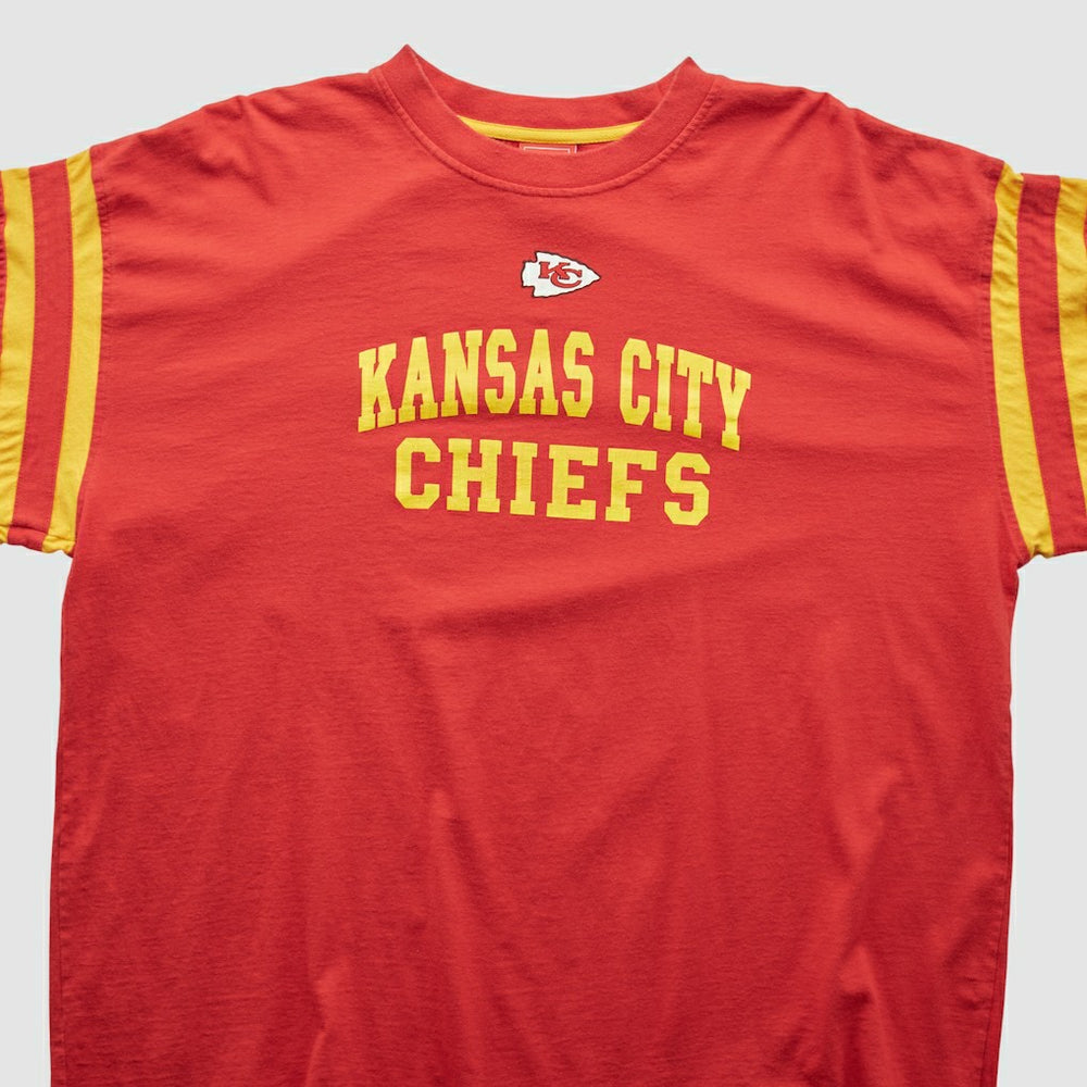 Kansas City Chiefs NFL 2000s Long Sleeve T-shirt Red Vintage