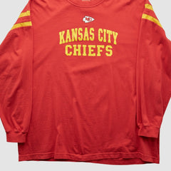 Kansas City Chiefs NFL 2000s Long Sleeve T-shirt Red Vintage