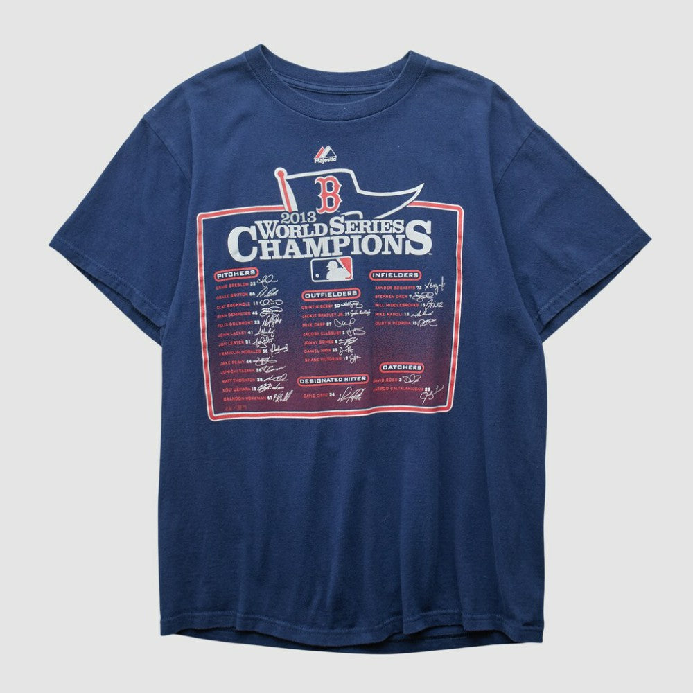 Boston Red Sox Majestic 2013 T-shirt - Navy - S by Fanatics Real Vintage T-shirts
