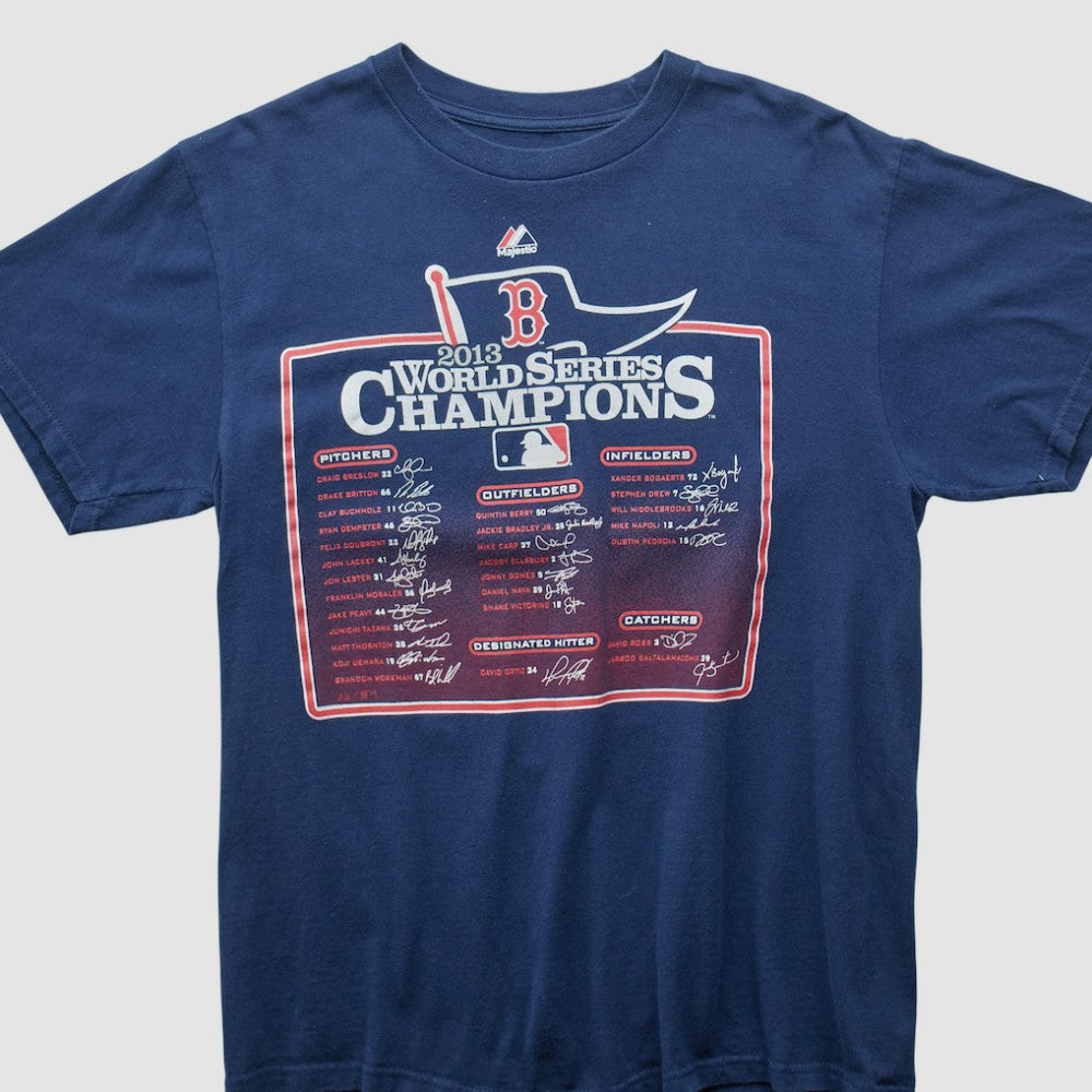 Boston Red Sox Majestic 2013 T-shirt - Navy - S by Fanatics Real Vintage T-shirts
