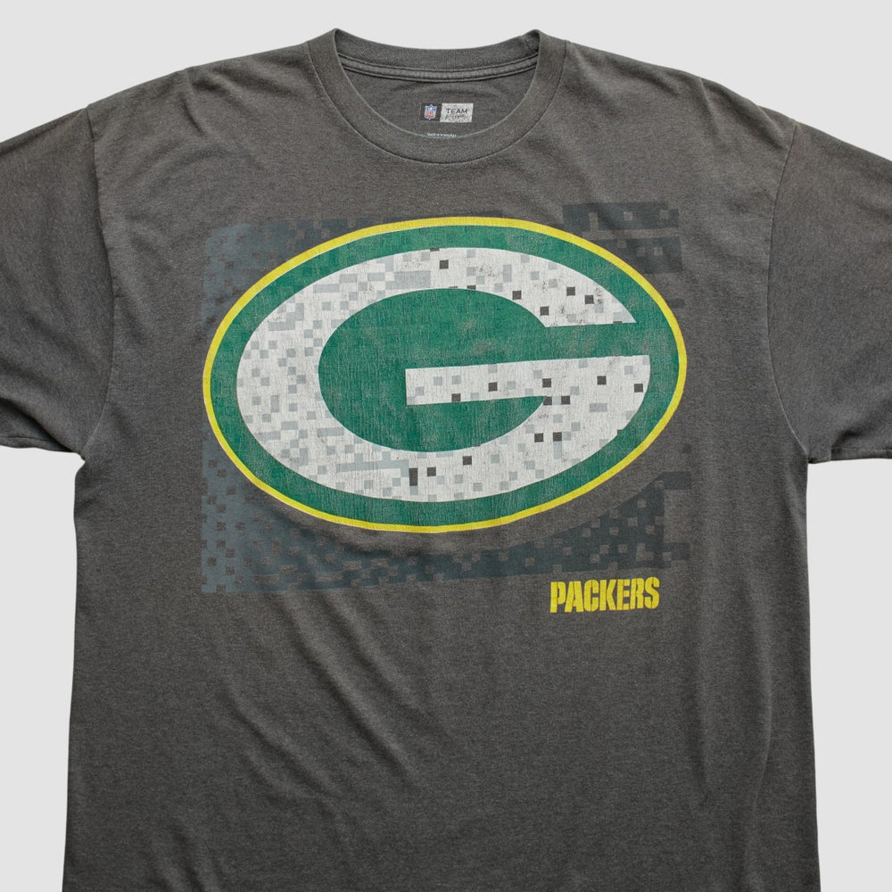 Green Bay Packers NFL 2010s T-shirt Dark Heather Gray Vintage