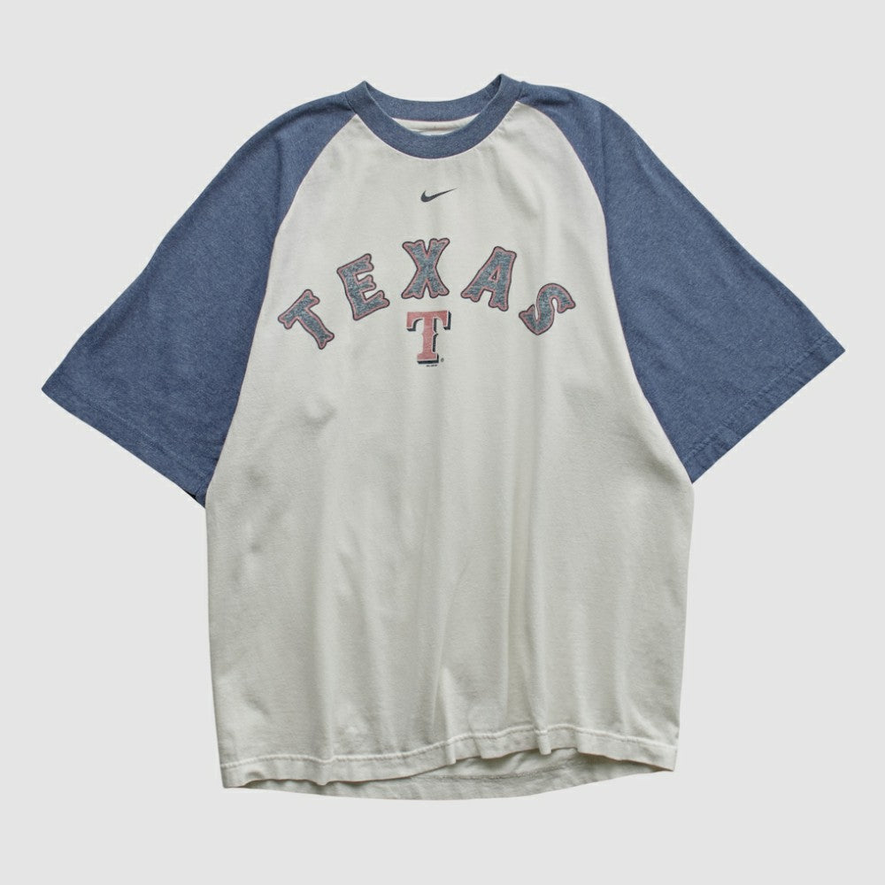 Texas Rangers Nike 2000s T-shirt - White - S by Fanatics Real Vintage T-shirts