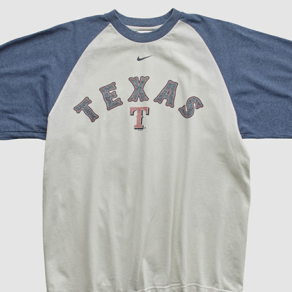 Texas Rangers Nike 2000s T-shirt - White - S by Fanatics Real Vintage T-shirts