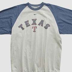 Texas Rangers Nike 2000s T-shirt - White - S by Fanatics Real Vintage T-shirts