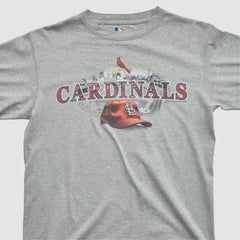 St. Louis Cardinals Majestic 2009 T-shirt - Heather Gray - S by Fanatics Real Vintage T-shirts