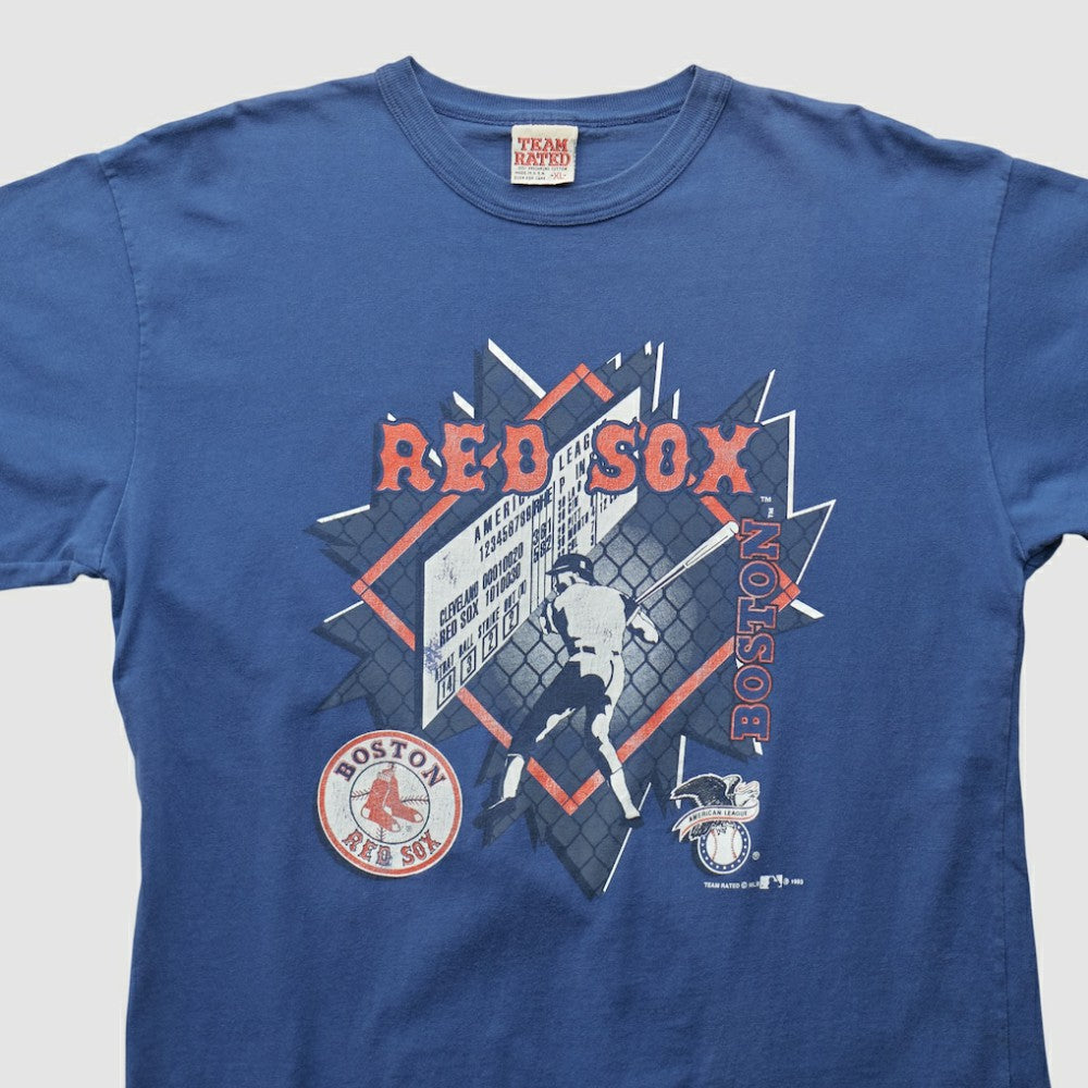 Boston Red Sox Team Rated 1993 T-shirt - Blue - XL by Fanatics Real Vintage T-shirts