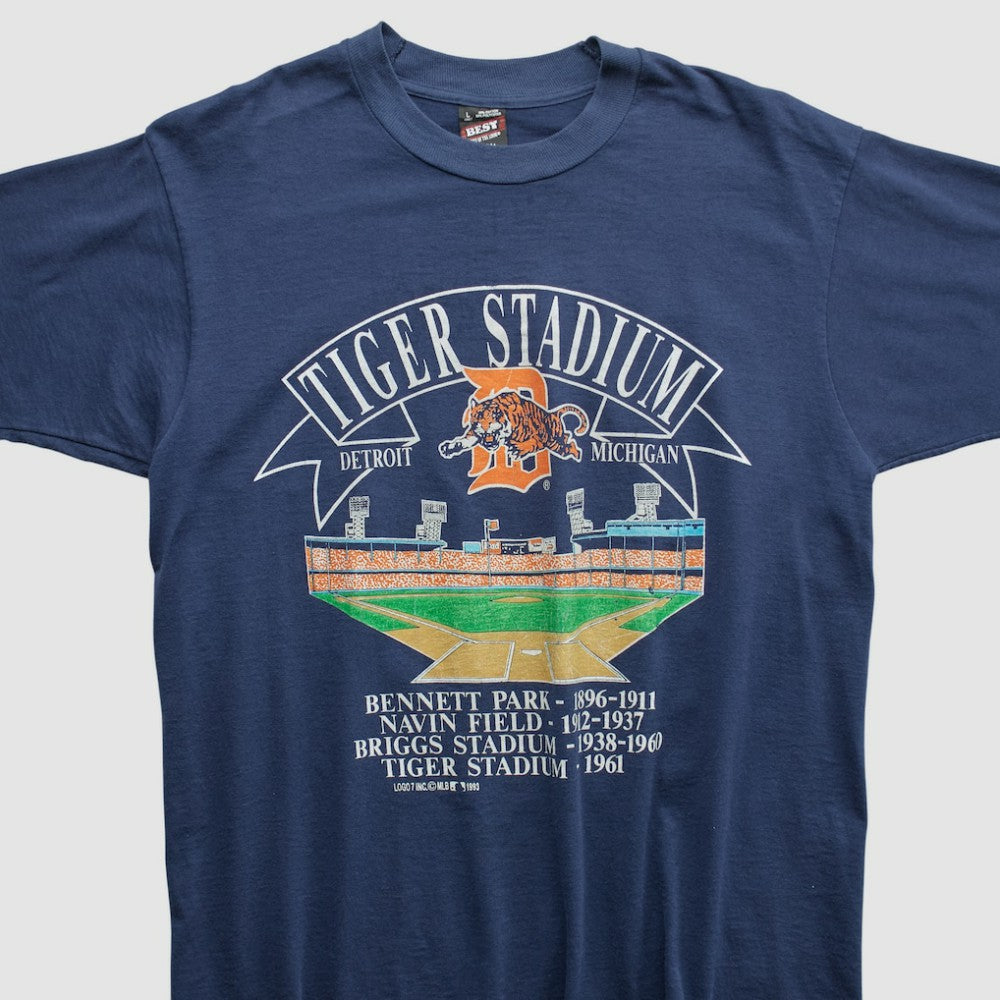 Detroit Tigers Fruit of The Loom 1993 T-shirt - Navy - M by Fanatics Real Vintage T-shirts