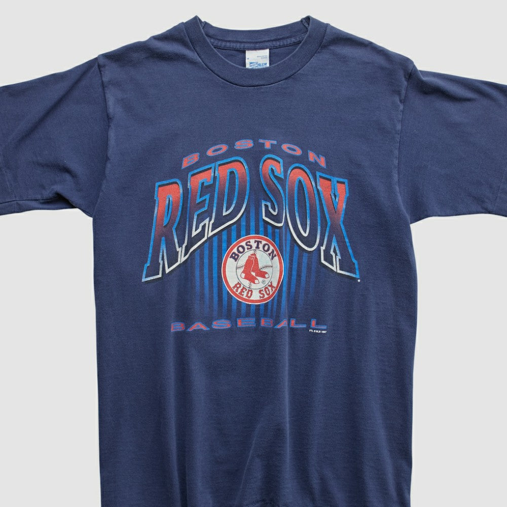 Boston Red Sox Salem Sportswear 1997 T-shirt - Navy - S by Fanatics Real Vintage T-shirts