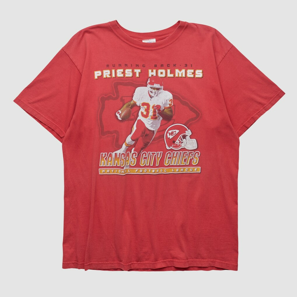Priest Holmes NFL 2000s T-shirt Red Vintage