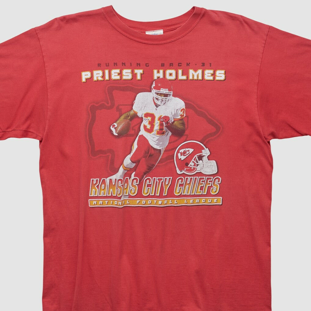 Priest Holmes NFL 2000s T-shirt Red Vintage