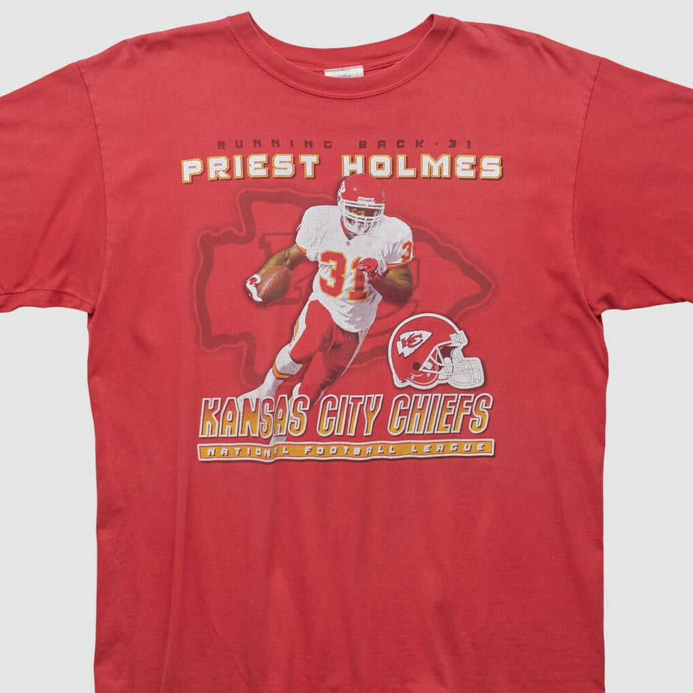 Priest Holmes NFL 2000s T-shirt Red Vintage