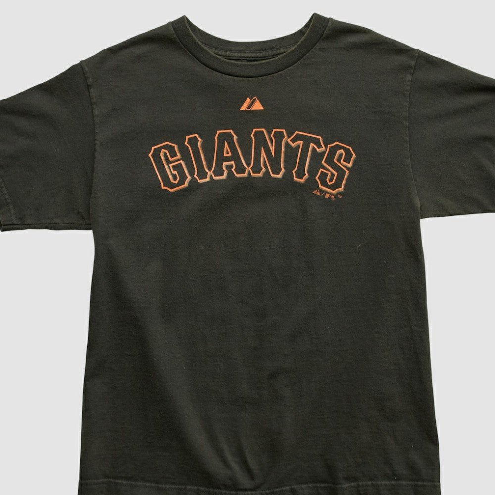 San Francisco Giants Majestic 2000s T-shirt - Black - Yth L by Fanatics Real Vintage T-shirts