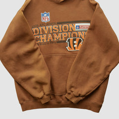 Cincinnati Bengals 2005 Hooded Pullover Sweatshirt Clay Vintage