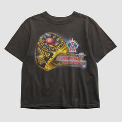 World Series 2002 T-shirt - Black - XS by Fanatics Real Vintage T-shirts