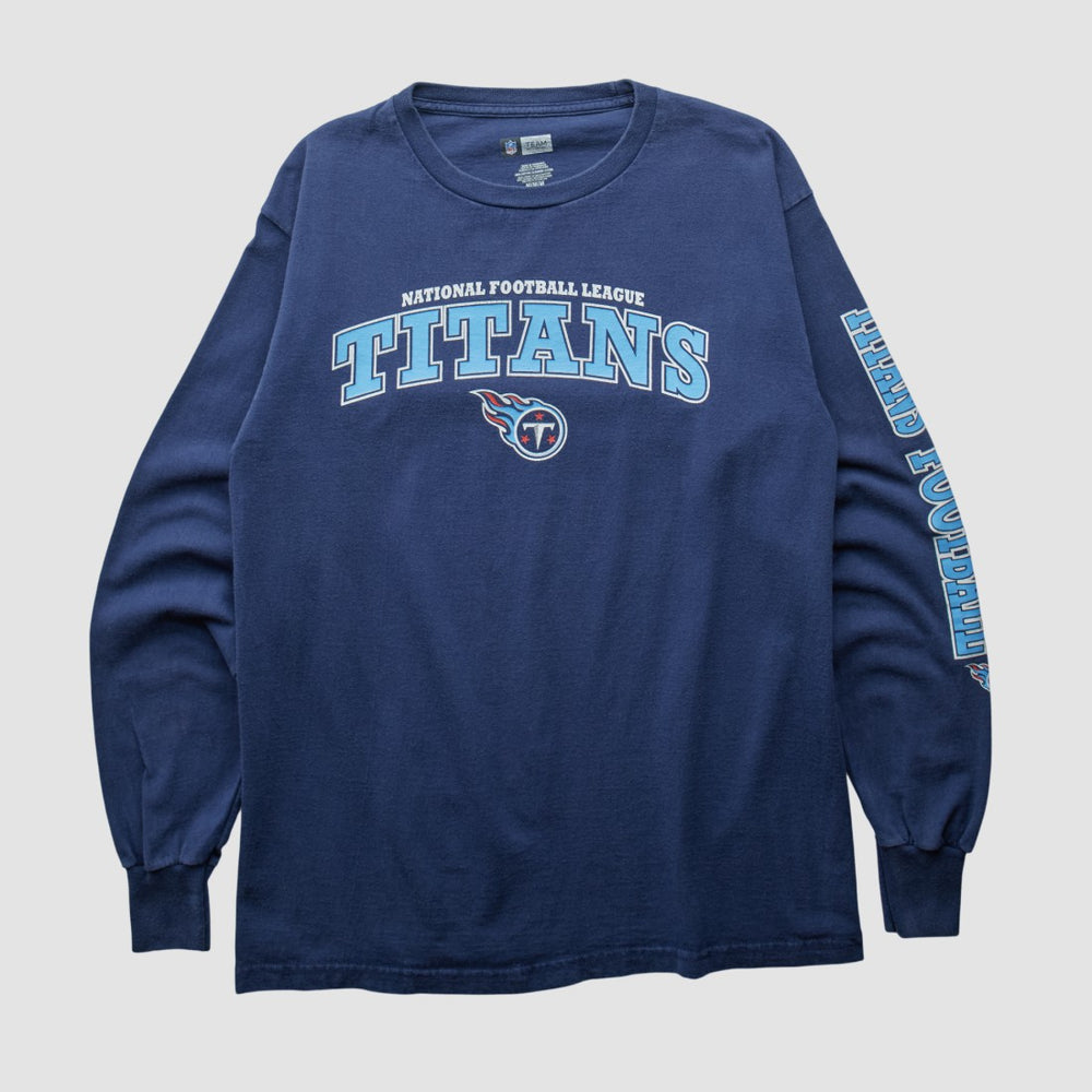 Tennessee Titans NFL 2000s Long Sleeve T-shirt Navy Vintage