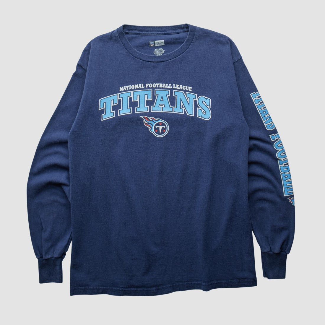 Tennessee Titans NFL 2000s Long Sleeve T-shirt Navy Vintage