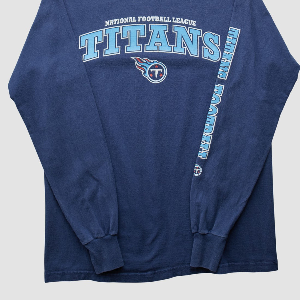 Tennessee Titans NFL 2000s Long Sleeve T-shirt Navy Vintage