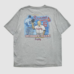 Atlanta Braves Majestic 2010 T-shirt - Heather Gray - L by Fanatics Real Vintage T-shirts