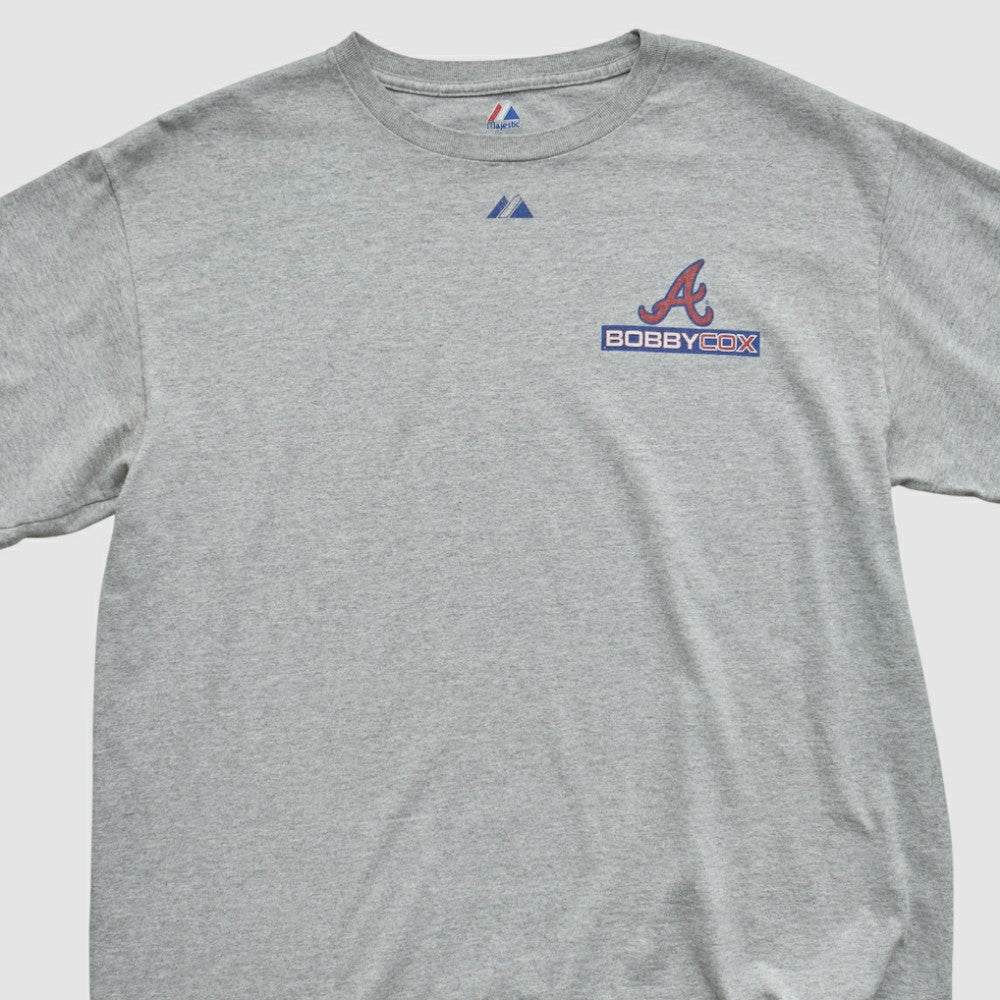 Atlanta Braves Majestic 2010 T-shirt - Heather Gray - L by Fanatics Real Vintage T-shirts