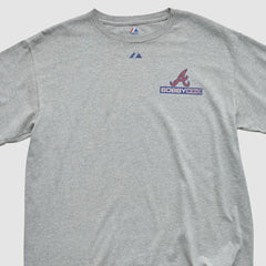 Atlanta Braves Majestic 2010 T-shirt - Heather Gray - L by Fanatics Real Vintage T-shirts