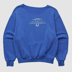 Indianapolis Colts 2000s Pullover Sweatshirt Blue Vintage