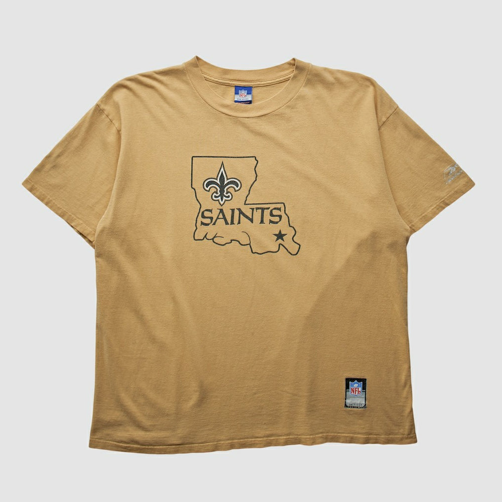 New Orleans Saints Reebok 2000s T-shirt Tan Vintage